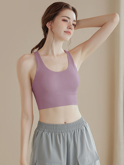 Daddect High-Intensity Sports Bra for Women, Shock-Proof and Anti-Sagging, Running Fitness Bra, All-In-One Yoga Vest