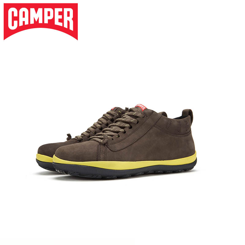 Camper men's shoes PeuPista fashion trend light casual shoes retro cow suede comfortable shoes