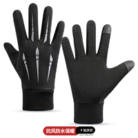 [Купите один, получите один бесплатно^ Всего 2 пары] Черный и серый [Утолщенный температурный замок|Гибкий сенсорный экран] Защита от брызг^_^