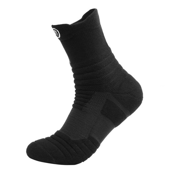 Socks Men's Short Socks Sports Socks Medium Tube Basketball Socks Low Top Four Seasons Short Tube Sweat Absorbent Thickened Professional Running Socks High Top