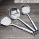 Thìa inox nhà bếp ba mảnh nấu ăn xẻng colander súp muỗng xẻng bếp đầy đủ bộ - Phòng bếp