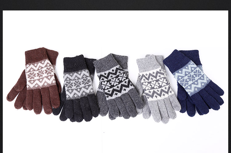 Gants pour homme en Laine Cachemire - Ref 2781709 Image 19