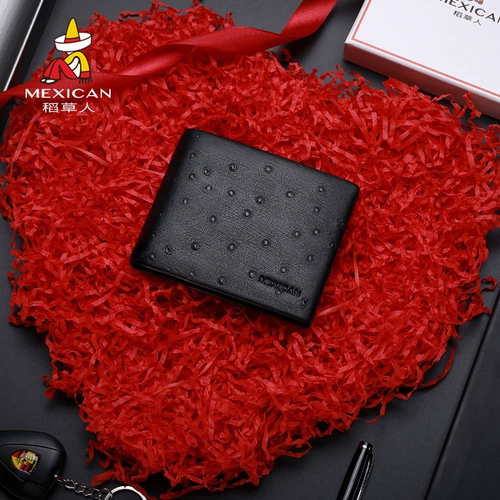 Мужской короткий тонкий кожаный бумажник для отдыха, из натуральной кожи, в корейском стиле