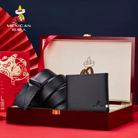 【Установите подарочную коробку с твердым деревом красной подарочной сумкой】 201538+182198