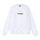 ER Contrast Color Letters Round Neck Sweatshirt 2024 New Casual Trendy Brand American Heavy Couple Wear