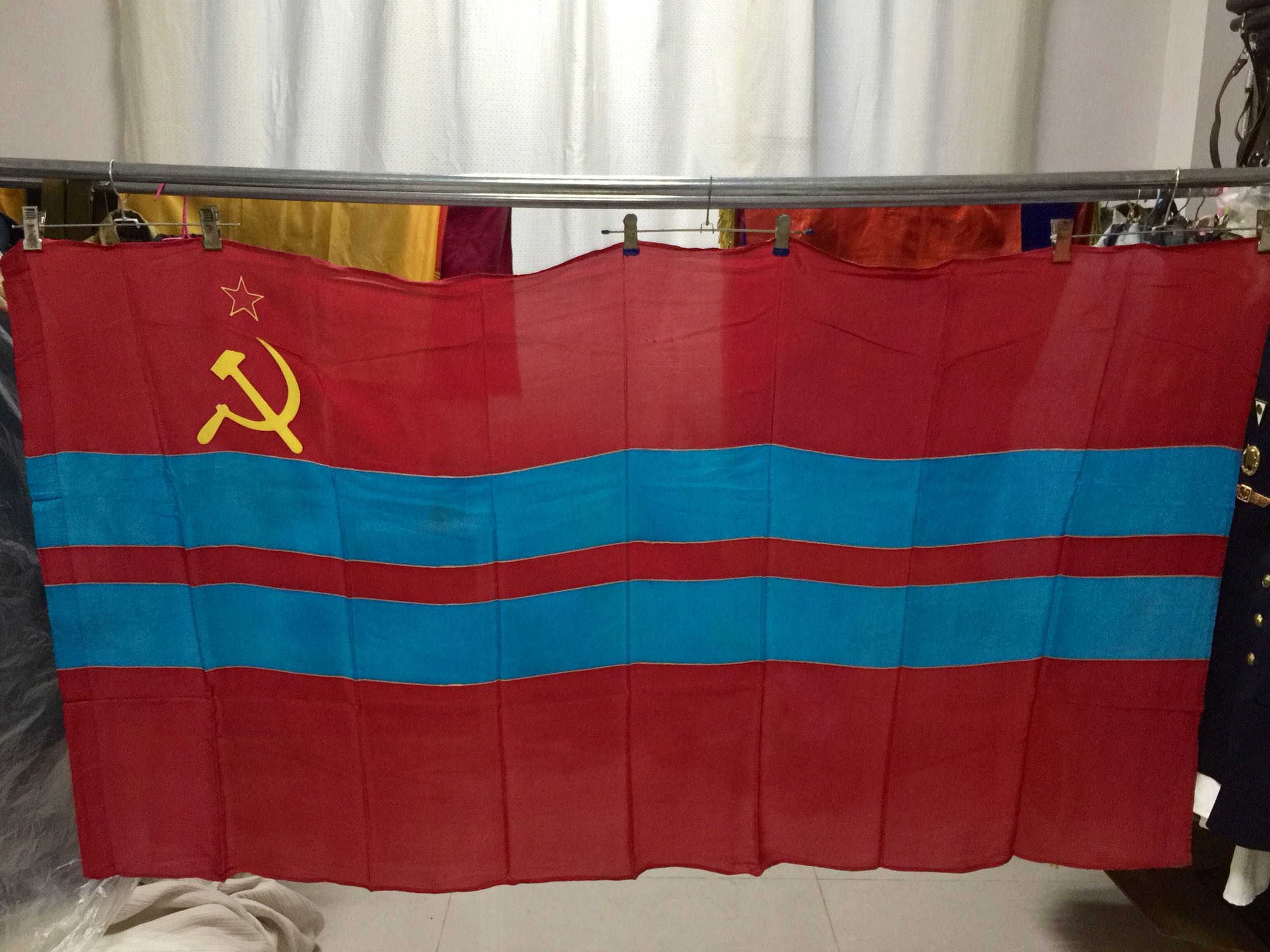 National flag of the Turkmen Soviet republic in the Soviet period -2 - Taobao
