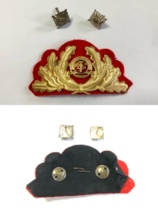 Official Cap Badge and Epaulette Star