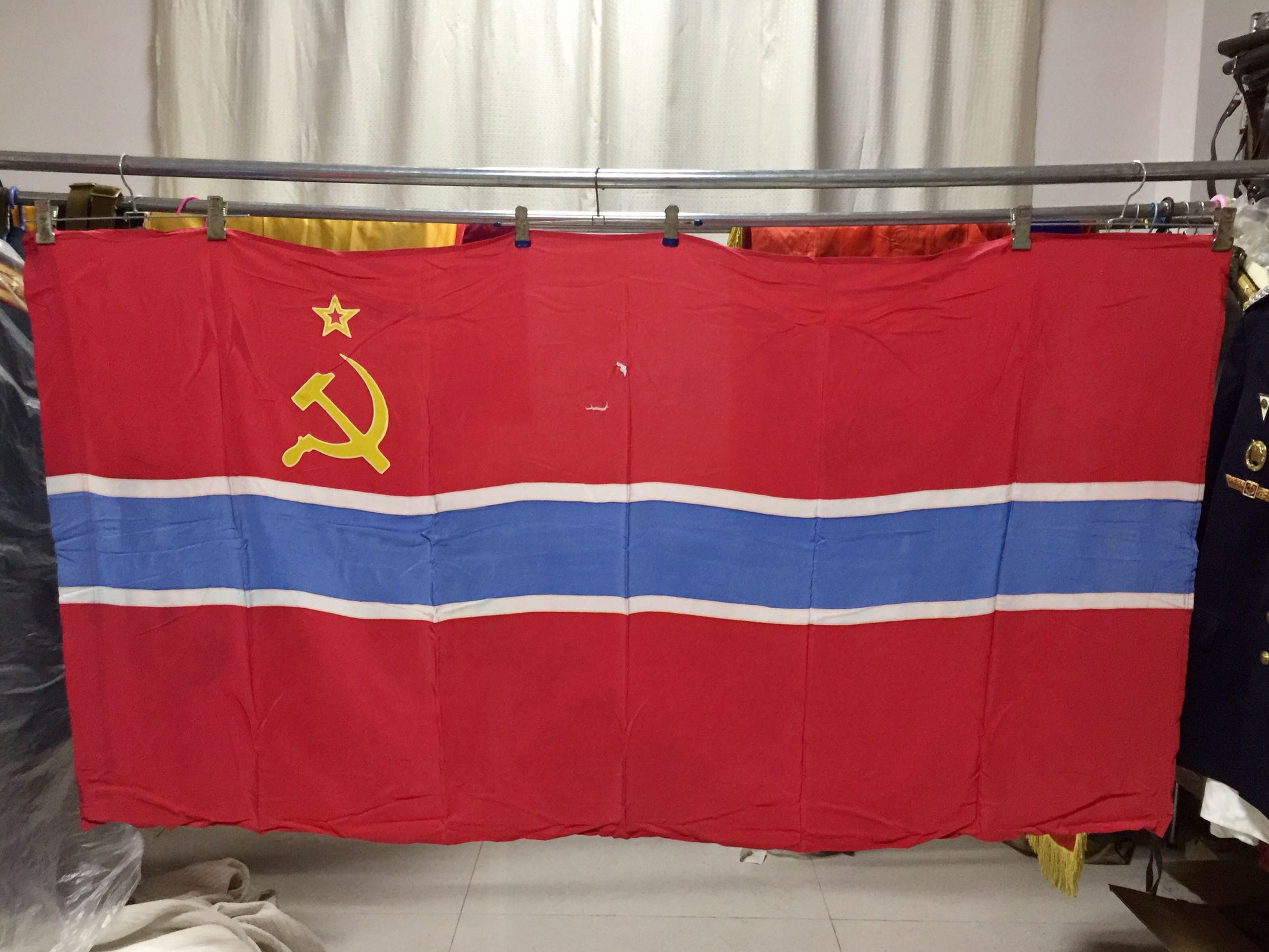 There were flaws in the Soviet period Uzbek Soviet Republic flag-Taobao