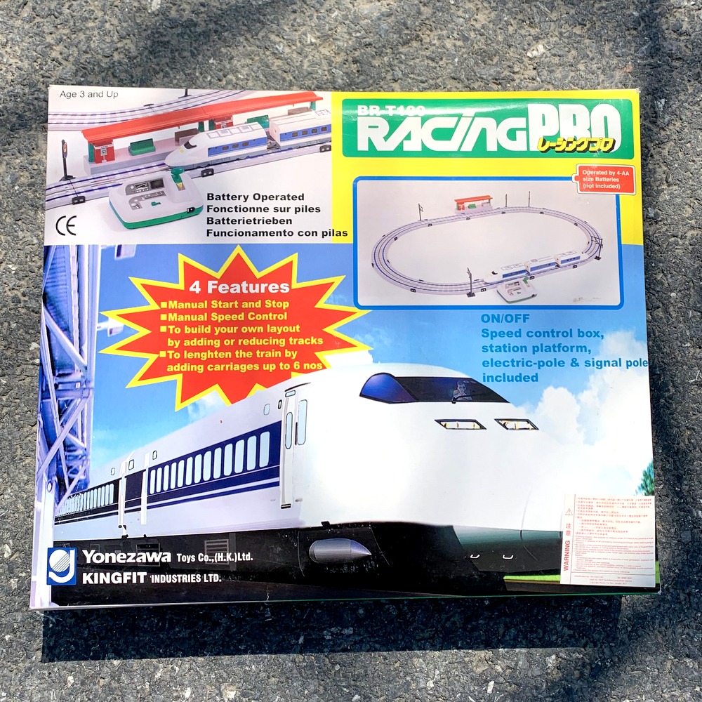 Exit Japan Stocks Old Toys Electric Remote Control Track Racing Bike Boy Track Toys