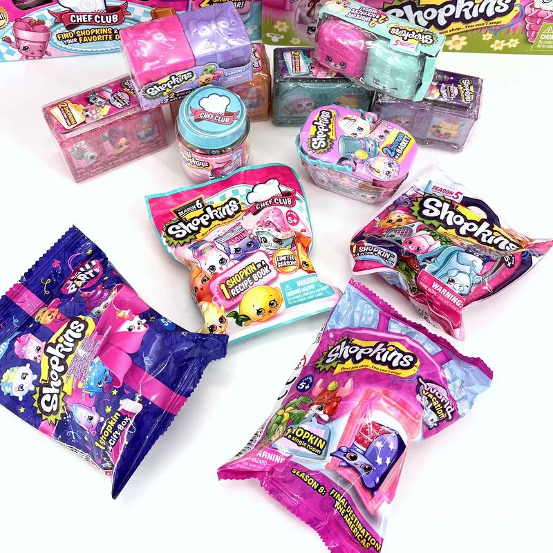 Сюрприз-бокс (Shopkins) коллекция «Шоппинг эльф» и супермаркет, маленькие фигурки