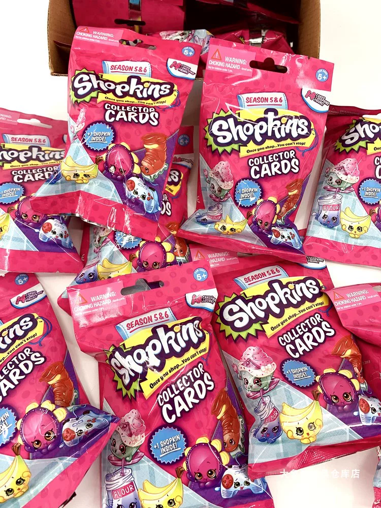 Blind bag Shopkins: мини-кукла и коллекционные карты, случайная мини-кукла + 14 карт, 1/12/24 упаковки