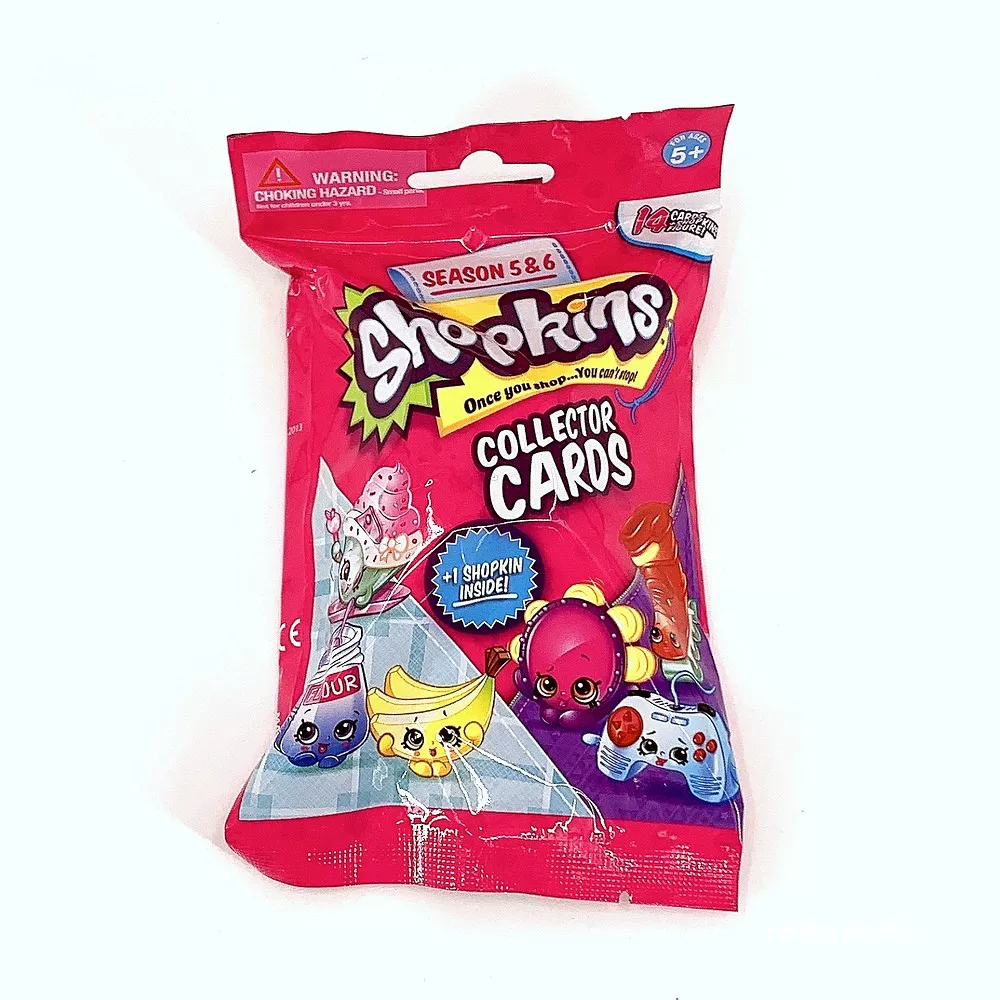 Blind bag Shopkins: мини-кукла и коллекционные карты, случайная мини-кукла + 14 карт, 1/12/24 упаковки
