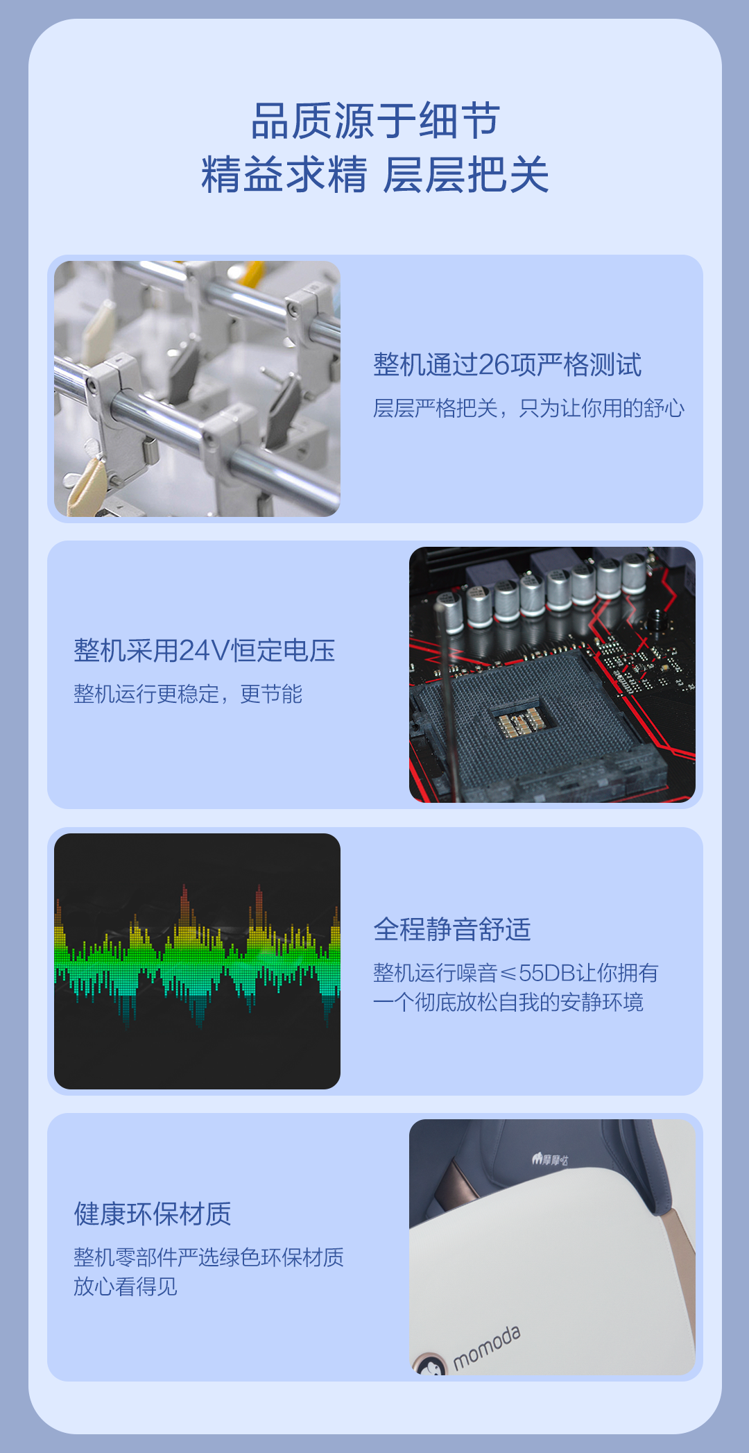 小米生态链 摩摩哒 零重力 智能按摩椅 自适应匹配各种体型 图23