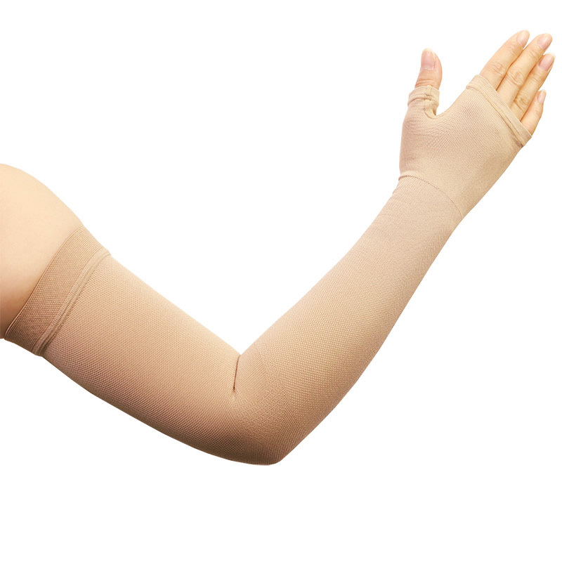 Genuine Upper Limb Elastic Sleeve, Level 2 Upper Limb Band with or Without Palm, Circular Woven Arm Sleeve Pressure Band