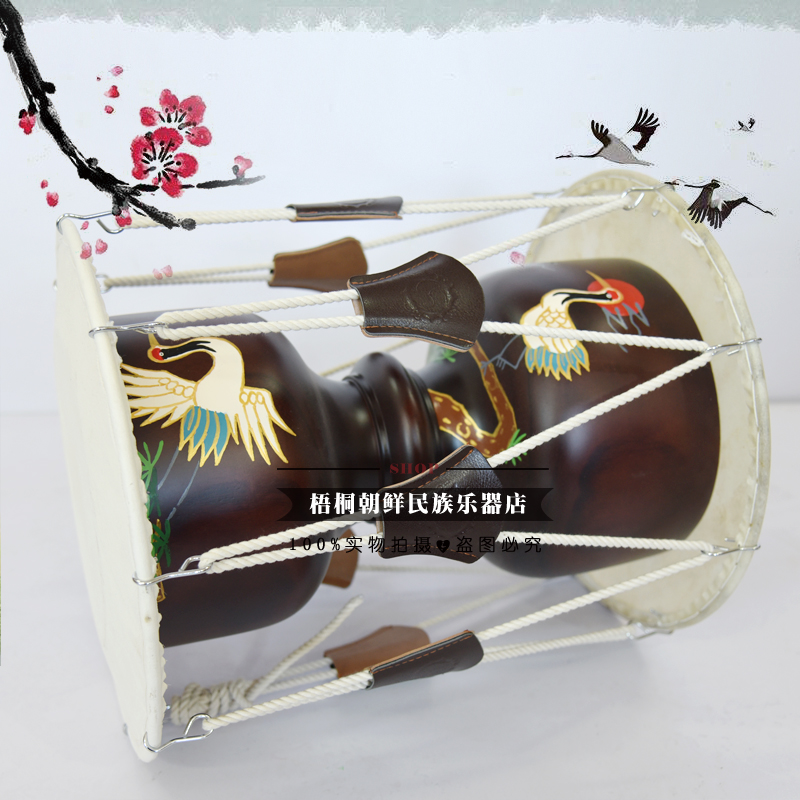 The Korean patriarch drum custom drum barrel is 45 cm long and the diameter of the drum face is 39 cm