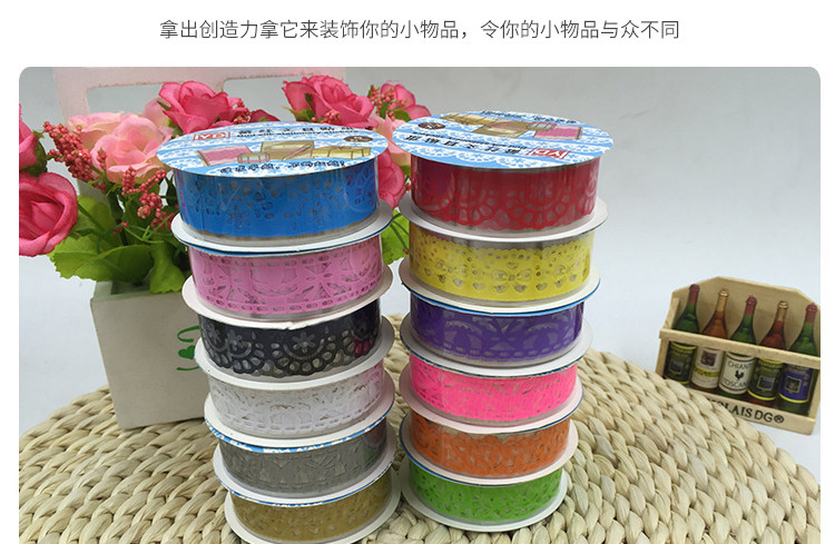 Growth Archives Growth Records Volume DIY album Lace Decorative Adhesive Tape Sticker Growth Manual Make Lace Sticker