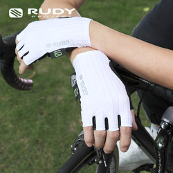 Rudy Project Cycling Gloves 반 손가락 자전거 충격-흡수 및 통기성 산로드 자전거 방지 자전거 장비