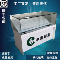 New supermarket cigarette cabinet cashier counter integrated display counter convenience store tempered glass small multifunctional combination