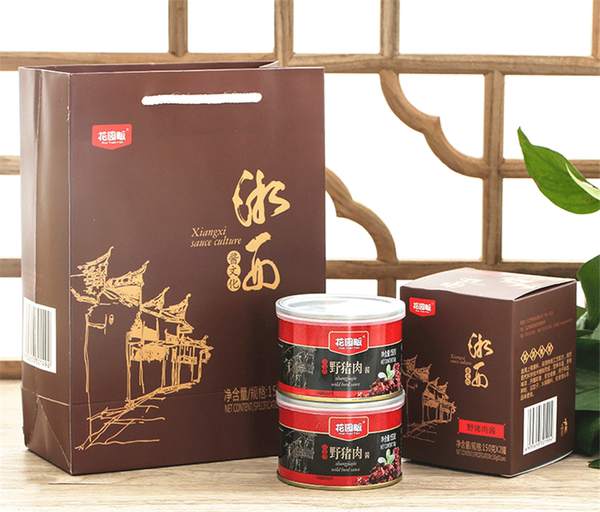 张家界特产 花园畈 野猪肉酱 150g 优惠券折后￥10包邮（￥15-5）