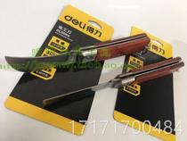 Take a look at the head Deli small electrician knife electric knife curved knife electrician knife straight head curved peeling knife electrician knife place an order