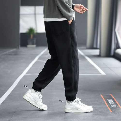 Мужские утепленные осенние штаны для отдыха, большой размер