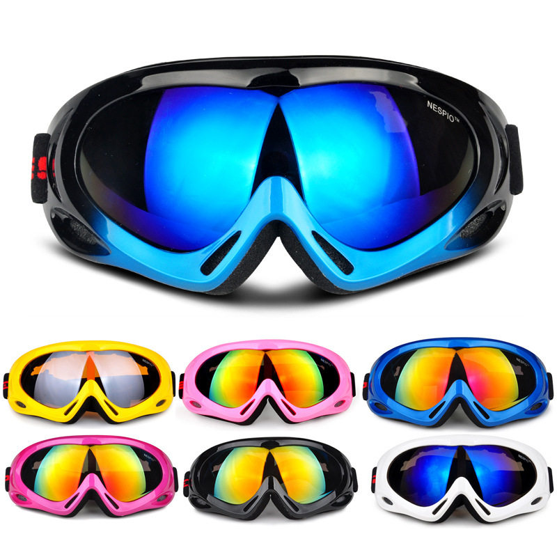 Outdoor adult ski glasses male and female single layer goggle children anti-wind sand climbing outdoor riding gear