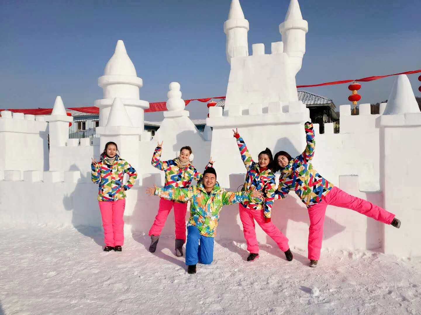 Snowy Countryside Tourist Equipment Ski Suit Women Waterproof Windproof Warmth thickened Breathable Korean Version Big Code Snowpants Snow-Taobao