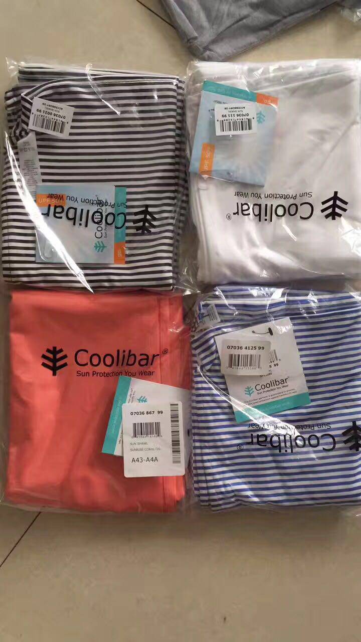 American Coolibar sunscreen Shoulder Sun Protection Scarves UPF50 Anti-98% UV-Air Conditioned Shirt Delicate 07036