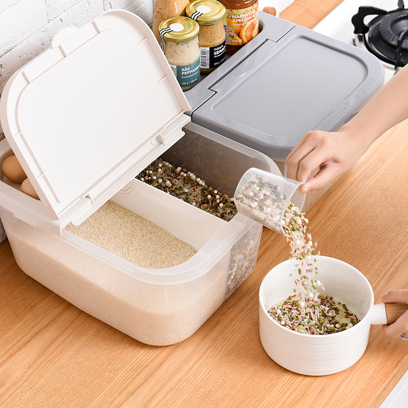 12 kg kitchen sealed moisture-proof rice box Rice storage box