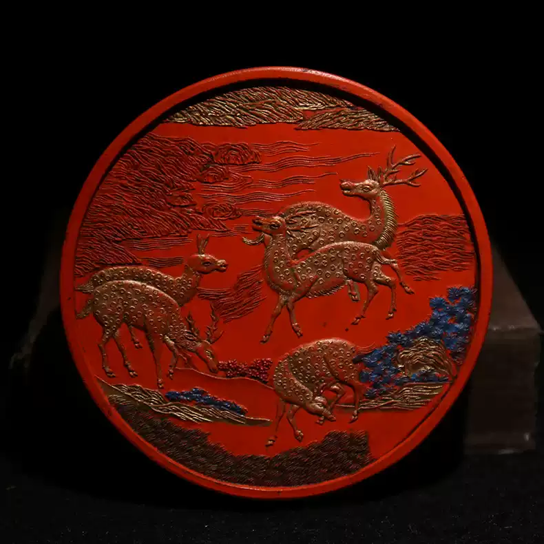 原矿老朱砂墨条鹿鸣工艺红朱墨块收藏级徽墨练字用文房四宝-Taobao-Tmall