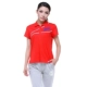 PEPSI Pepsi Áo thể thao Retro Polo Áo phông nữ mùa hè Cotton Casual Áo thun ngắn tay 051126201 - Áo polo thể thao áo polo nam gucci