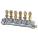 ໂລຫະປະສົມສັງກະສີ A-type resistance oil distributor oil separation oil drain pump oil distributor ຕົວແທນຈໍາຫນ່າຍສັດສ່ວນ