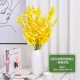 6 Желтых танцующих орхидеи+ваза гусиного яйца