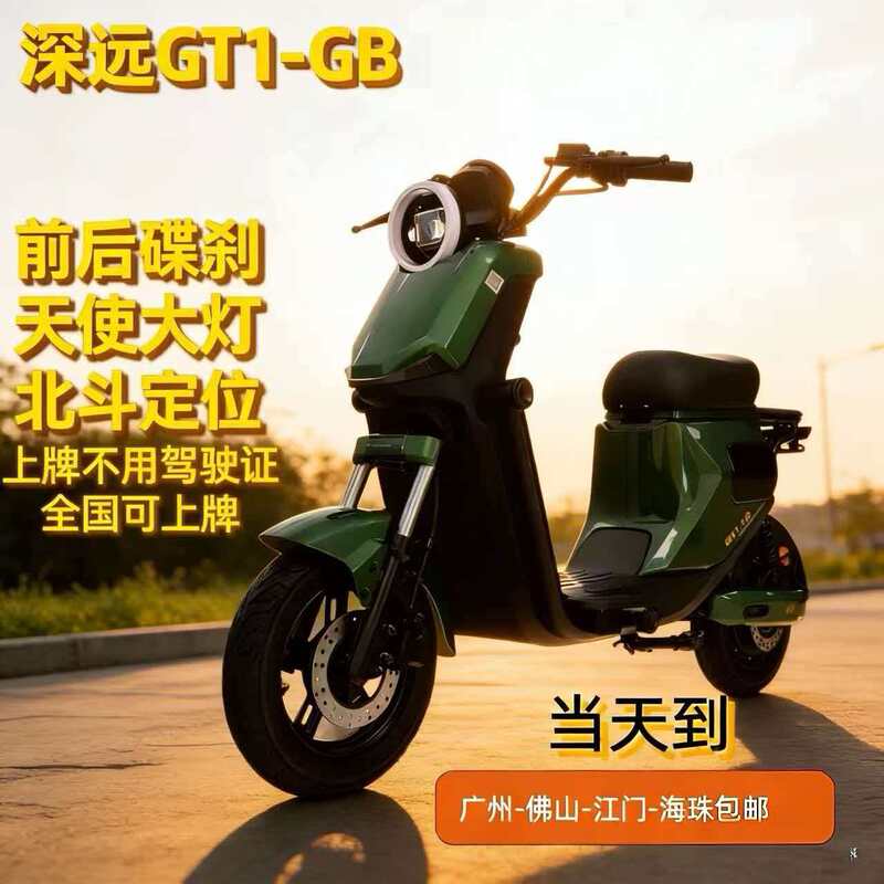 Shenyuan Gt1-Gb New National Standard Light Version Electric Scooter, Smart Electric Bike Similar to Niu with High Range