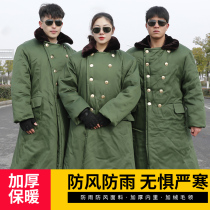 Military cotton coat mens winter thick long-term labor insurance cotton clothing winter winter clothing Northeast cold clothing security overalls cotton-padded jacket women