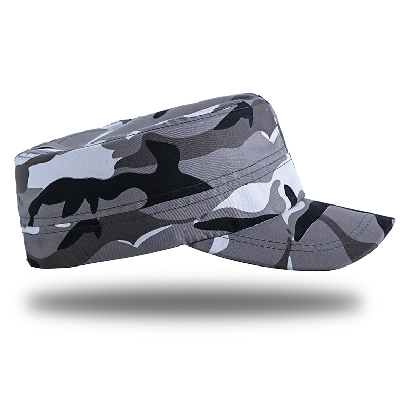 Shield Lang Camouflated Duck Tongue Cap Special Soldier Tactical Cap Army Training Hat Outdoor Military Fans Equipped Sunscreen Sun Hat Shading Flat Top Hat