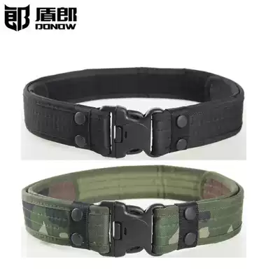 Dulang outdoor accessories tactical belt camouflage frog clothing belt male Special Forces field canvas combat training suit waist seal