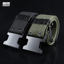 Outdoor tactical multi-function outer belt Mens military fans special forces tooling nylon braided belt Security wide belt
