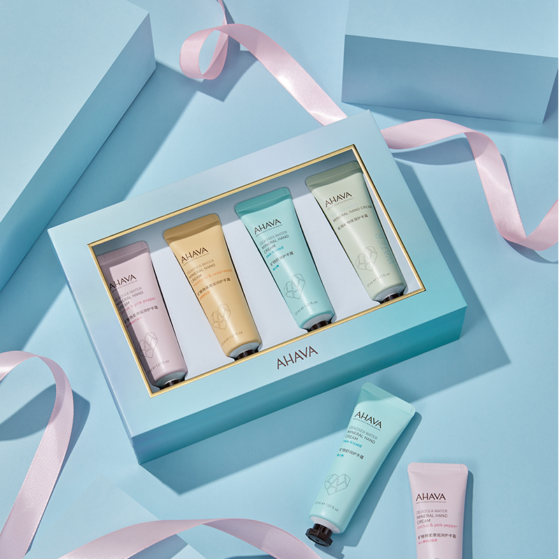 以色列 AHAVA 圣爱 死海护手霜礼盒装 30g*4支 天猫优惠券折后￥69包邮（￥198-129）