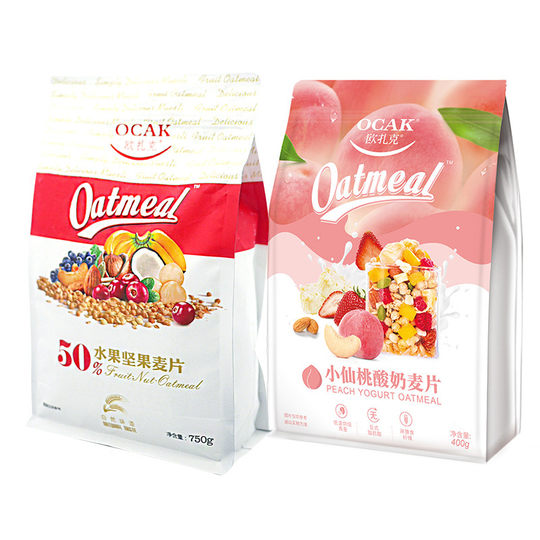 Ozark Fruit Nut Oatmeal 750g Yogurt Nutritious Breakfast Ozark Official Flagship Store Official Website