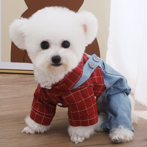 Барбария собачья одежда зимняя маленькая собачья собака четырех -юбки для домашних щенков брюки для брюк теплую осенняя зимняя одежда