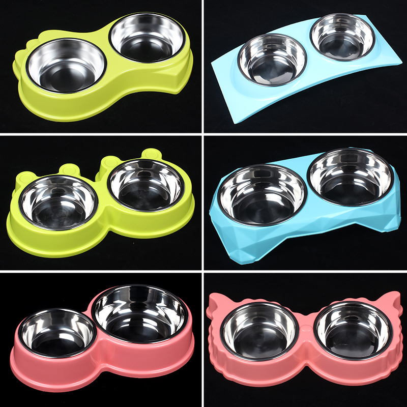 Dog bowl cat bowl teddy dog supplies dog bowl cat bowl single bowl double bowl water bowl puppy food bowl cat rice bowl