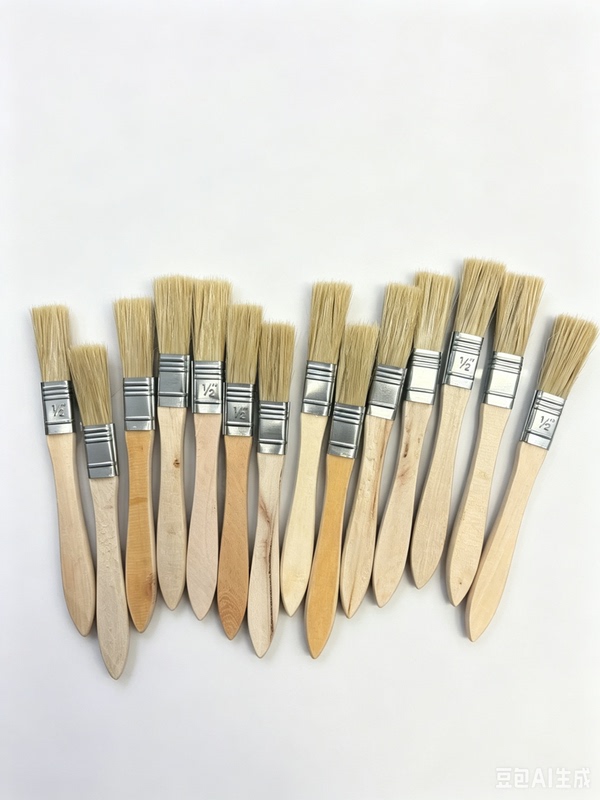 Small Bristle Brush, Half an Inch, 0.5inch Brush for Dusting and Painting Small Bristle Brush, Half an Inch, 0.5inch Brush for Dusting and Painting