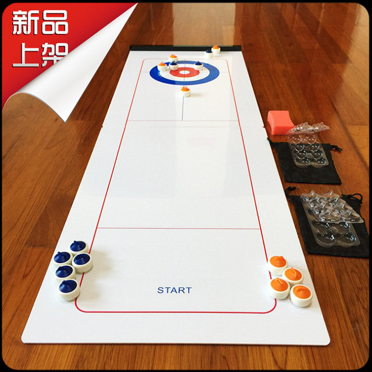 Curling ball Curling shuffleboard puzzle dry land parent-child board game elderly party ice arc board game