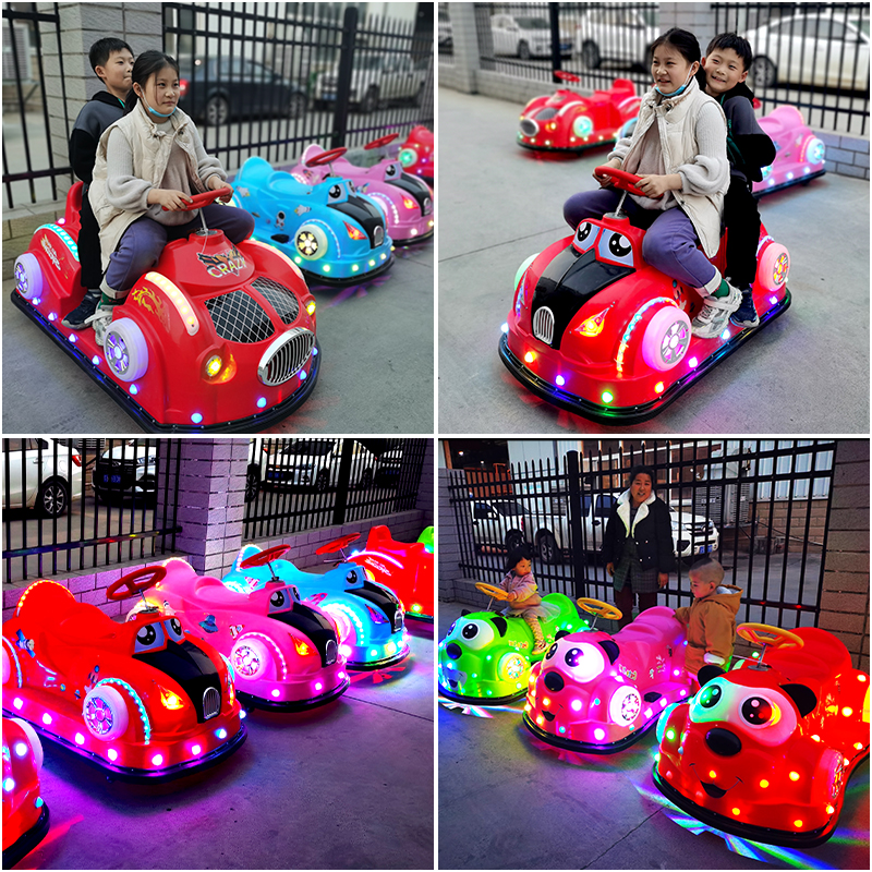Piazza touch Car Pleasure Equipment Children Electric Bumper Cars Park Luminous Double Small Cars Playground Cars