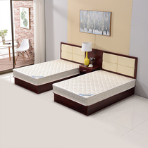 Hotel furniture standard room full set hotel room bed single apartment fast rental homestay special bed custom set