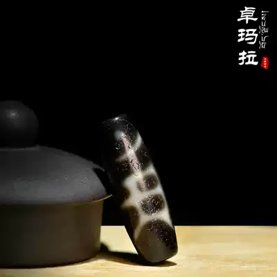 Zhomara Legendary Tibetan Celestial Beads Twelve Zodiac Signs Natal Buddha Old Agate nine-eyed Stone Pebble bead pendant