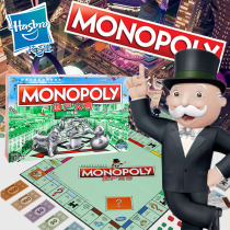 Hasbro Real Estate Tycoon Classic Monopoly Strong Hand Chess Childrens Game Family Party Interactive Board Game Toy