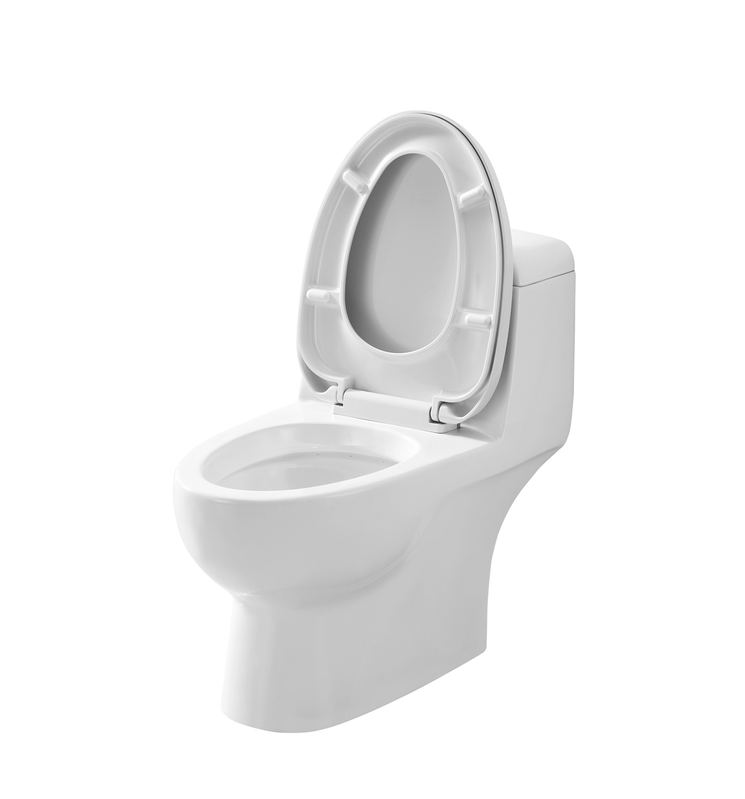 Arrow sanitary bathroom jet ironylurealdehyde cover silent water-saving self - cleaning glaze add coarse blocking toilet AB 1240