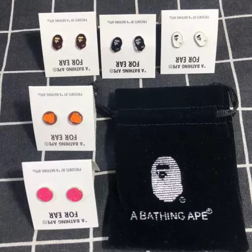 Tide Milo Ape Серьги головы великая обезьяна для отдыха человеческие серьги серебряный серебряный ухо